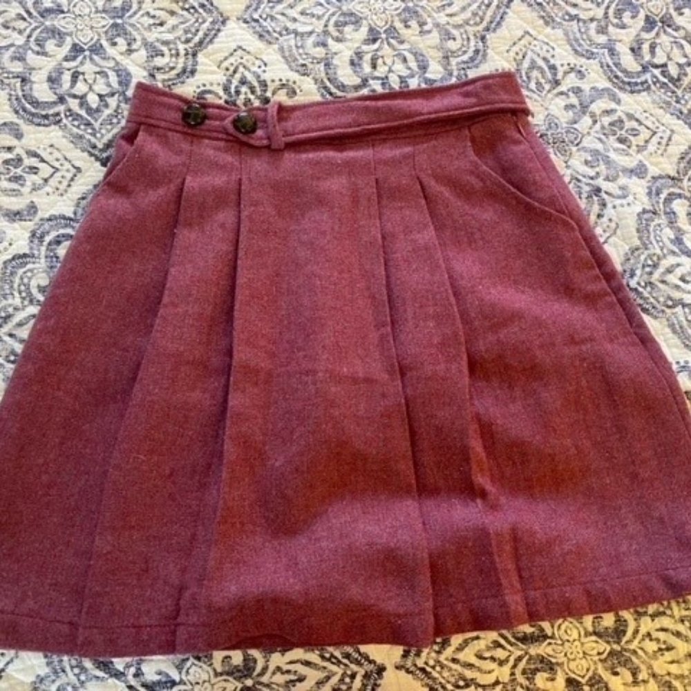KJP Pleated Wool Skirt